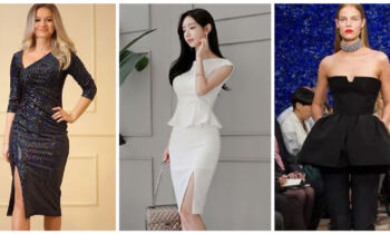 Indossare il peplum dress