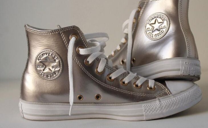 scarpe metallizzate