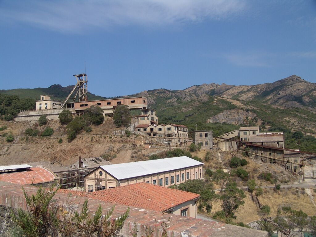 La miniera di Montevecchio, in Sardegna, una delle più importanti d'Italia per piombo e zinco, oggi parte del Parco geom